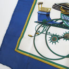 Hermes Scarf Carre 90 les Voitures a Transformation Foldable Covered Wagon Silk — view 3