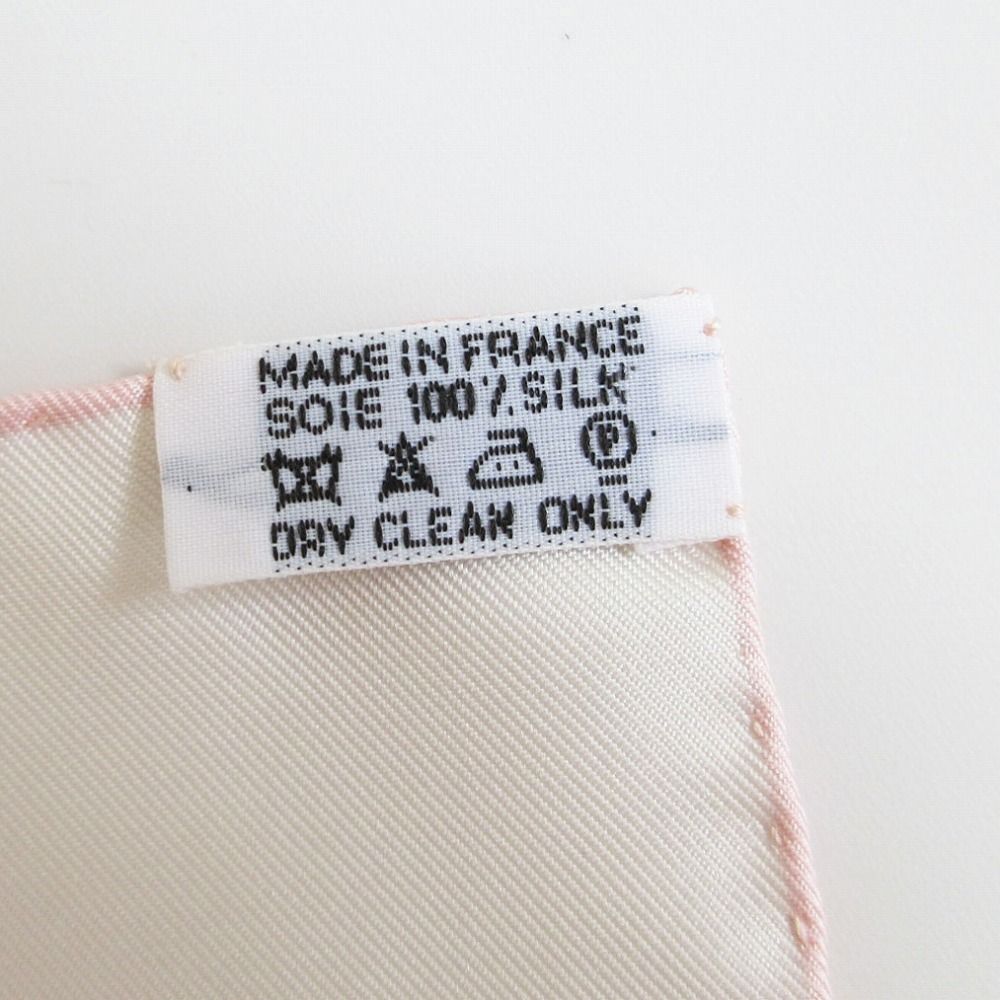 Hermes Scarf Silk Carre 90 Lapins Dans Un Champ de Wheat Field and Rabbit Pink — view 3