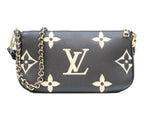 Louis Vuitton Bicolor Monogram Empreinte Black Cream Multi Pochette Shoulder — view 3