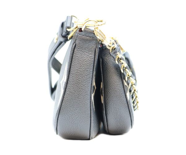 Louis Vuitton Bicolor Monogram Empreinte Black Cream Multi Pochette Shoulder — view 4
