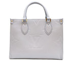 Louis Vuitton Monogram Empreinte Blue On The Go PM Tote — view 3