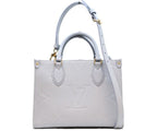 Louis Vuitton Monogram Empreinte Blue On The Go PM Tote