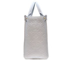 Louis Vuitton Monogram Empreinte Blue On The Go PM Tote — view 4