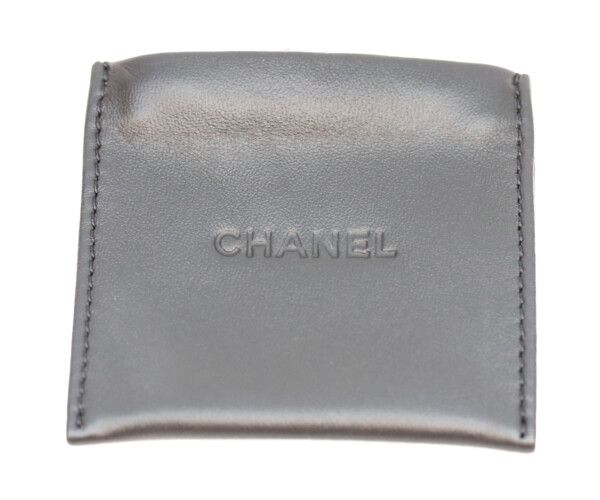 Chanel 24k Gold Rhinestone CC Logo Earrings — view 9