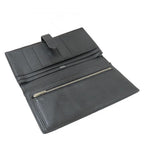 Hermes Bearn Souffle Veau Epsom Black Silver Wallet — view 6
