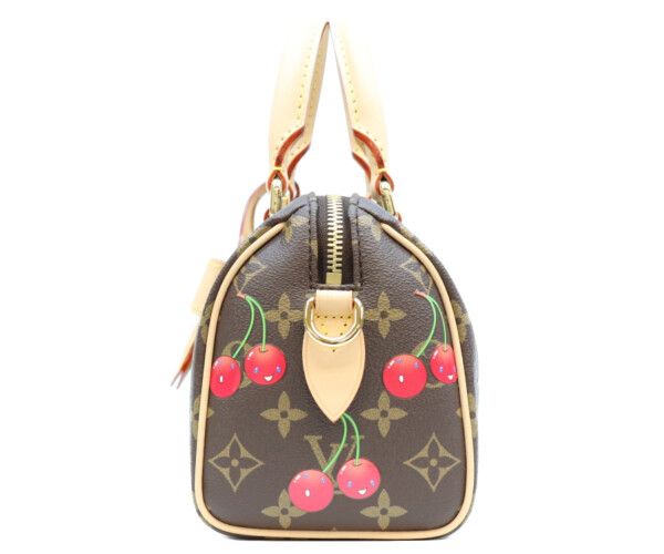 Louis Vuitton Takashi Murakami Monogram Cherry Speedy Bandouliere 20 Handbag — view 2
