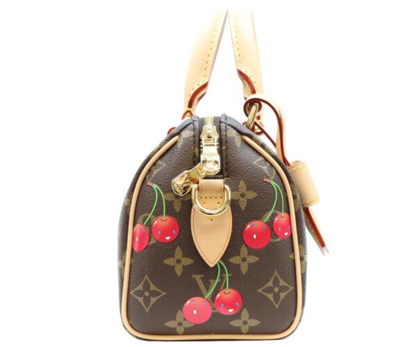 Louis Vuitton Takashi Murakami Monogram Cherry Speedy Bandouliere 20 Handbag — view 4