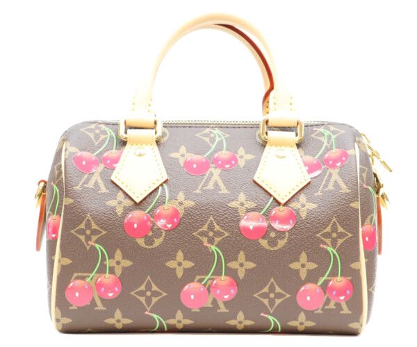 Louis Vuitton Takashi Murakami Monogram Cherry Speedy Bandouliere 20 Handbag — view 3