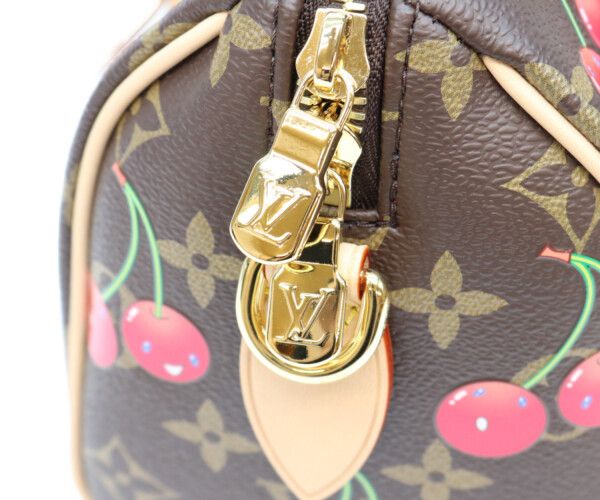Louis Vuitton Takashi Murakami Monogram Cherry Speedy Bandouliere 20 Handbag — view 9