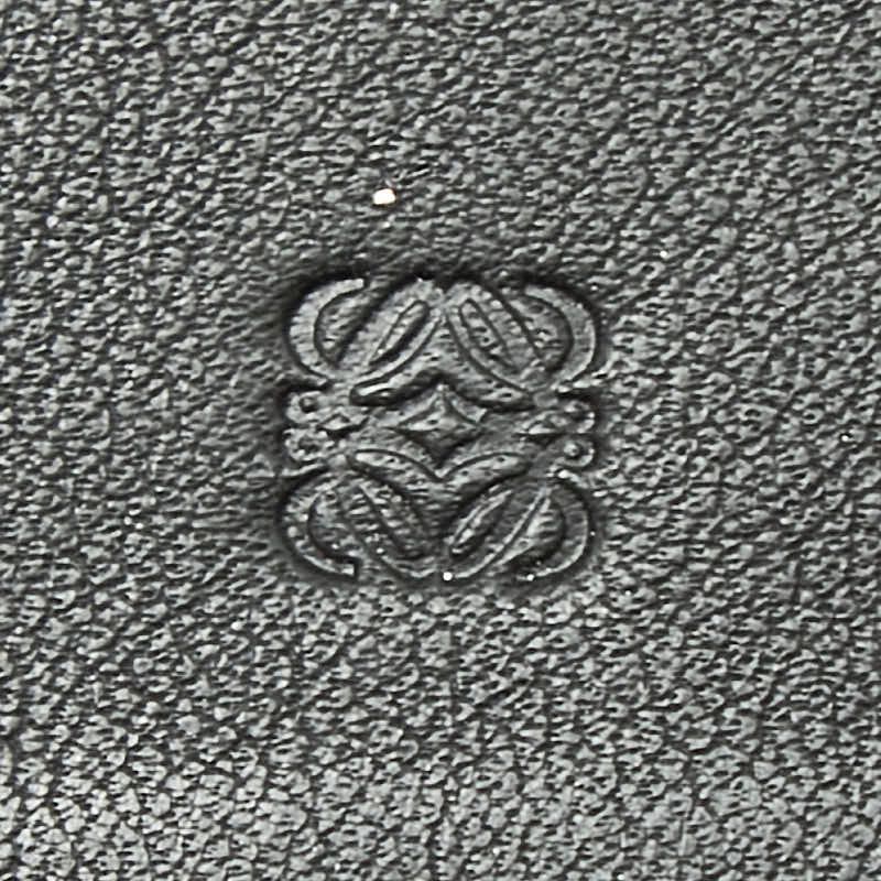 Loewe Anagram Bifold Wallet Black Leather — view 8