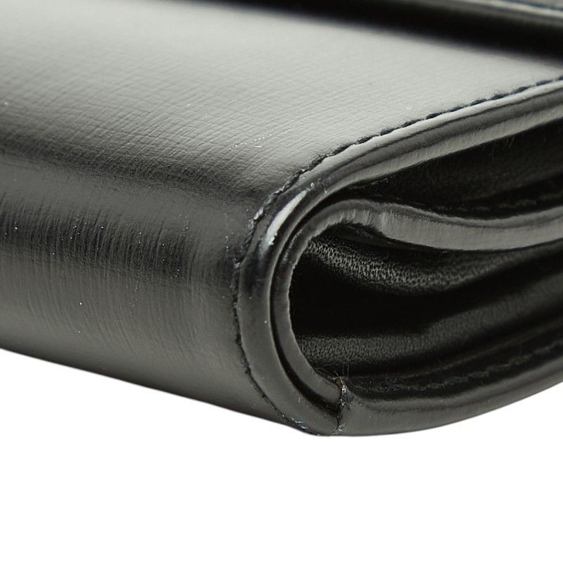 Loewe Anagram Bifold Wallet Black Leather — view 4
