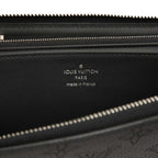 Louis Vuitton Monogram Mahina Zippy Wallet Zip Around Noir Black Leather — view 5