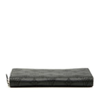 Louis Vuitton Monogram Mahina Zippy Wallet Zip Around Noir Black Leather — view 3