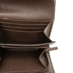Gucci Jumbo GG Bambu Bifold Wallet Beige Brown Canvas Leather — view 4