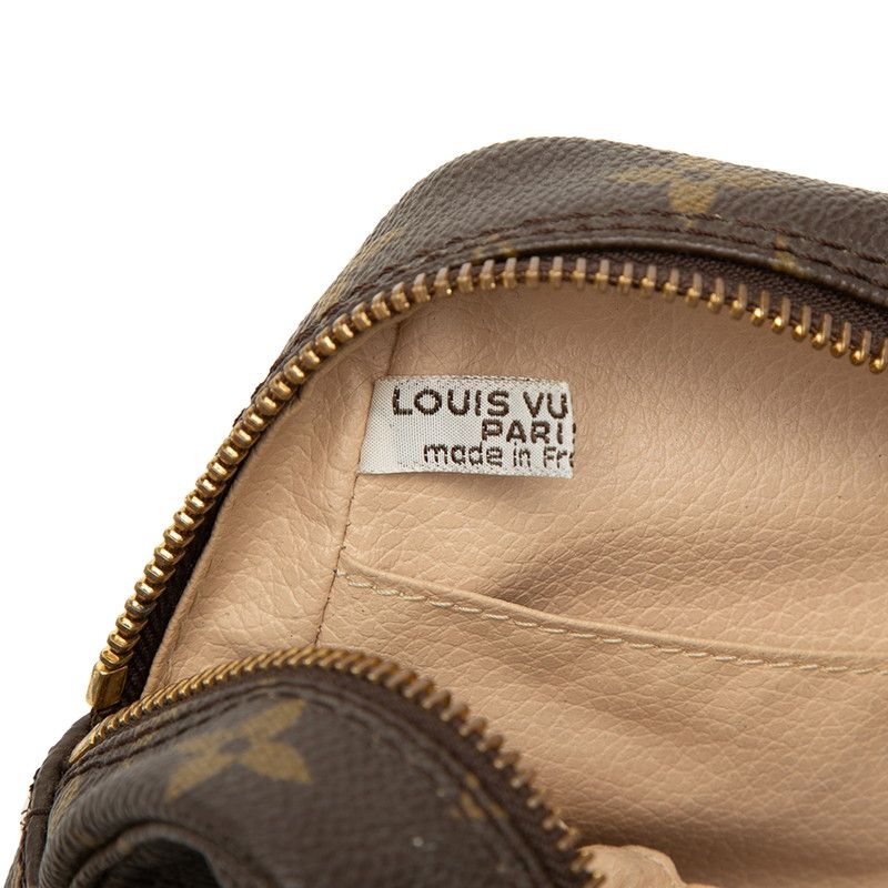 Louis Vuitton Monogram Trousse Toilette 18 Pouch Brown Leather — view 5