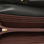 Chanel Quilted CC Logo Wallet Black Caviar Leather — view 4