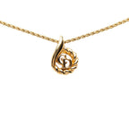 Dior CD Logo Pendant Gold Plated