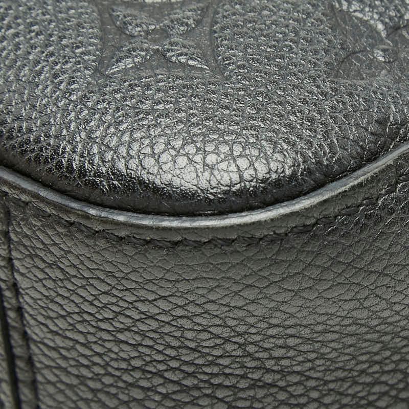 Louis Vuitton Monogram Empreinte Saintonge Crossbody Fringe Shoulder Bag Black — view 6