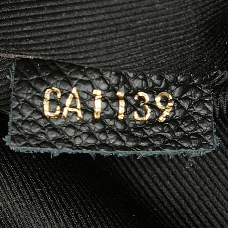 Louis Vuitton Monogram Empreinte Saintonge Crossbody Fringe Shoulder Bag Black — view 9