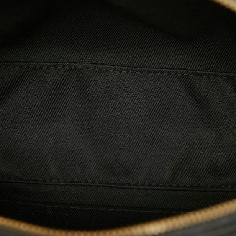 Louis Vuitton Monogram Empreinte Saintonge Crossbody Fringe Shoulder Bag Black — view 8