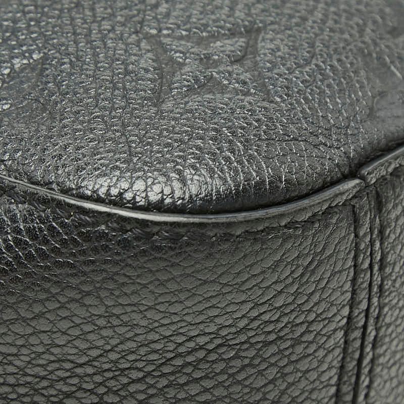Louis Vuitton Monogram Empreinte Saintonge Crossbody Fringe Shoulder Bag Black — view 7