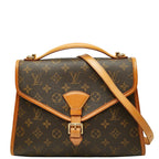 Louis Vuitton Monogram Bel Air 2-Way Shoulder Bag Brown Leather