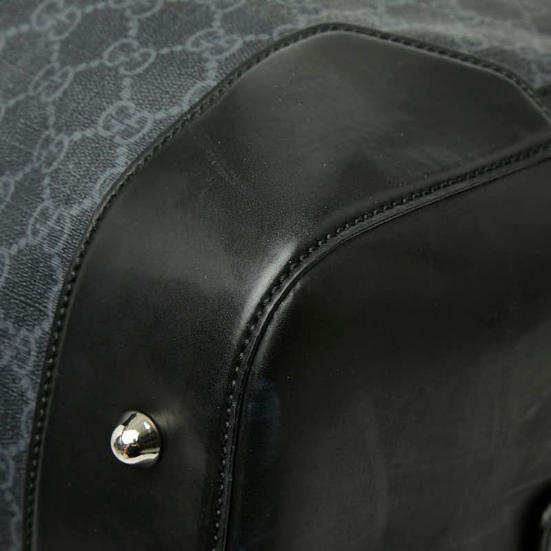Gucci GG Supreme Boston Bag 2-Way Black Leather — view 6