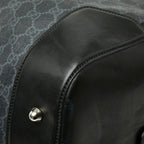 Gucci GG Supreme Boston Bag 2-Way Black Leather — view 6