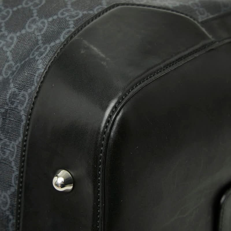 Gucci GG Supreme Boston Bag 2-Way Black Leather — view 4