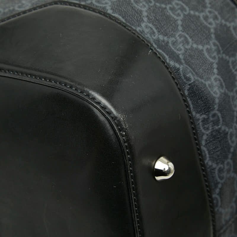 Gucci GG Supreme Boston Bag 2-Way Black Leather — view 7