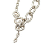 Chanel Camellia CC Logo Vintage Pendant Silver White Shell Faux Pearl — view 5
