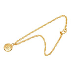 Chanel CC Logo Vintage Chain Pendant Gold Plated — view 2