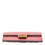 Fendi Baguette Card Case Coin Pink Leather — view 5