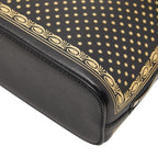 Gucci Sega Guccy Crossbody Shoulder Bag Black Leather — view 6