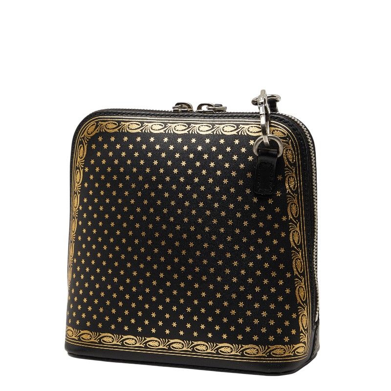 Gucci Sega Guccy Crossbody Shoulder Bag Black Leather — view 2