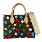 Louis Vuitton Shoulder Bag LV Yk Monogram Painted Dot On The Go PM