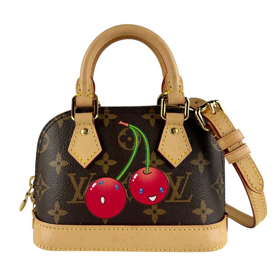 Louis Vuitton Shoulder Bag LV Takashi Murakami Nano Alma