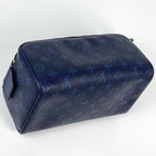 Louis Vuitton Dopp Kit Pouch Travel Bag Second Taigarama Cobalt — view 2