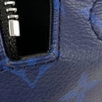 Louis Vuitton Dopp Kit Pouch Travel Bag Second Taigarama Cobalt — view 6