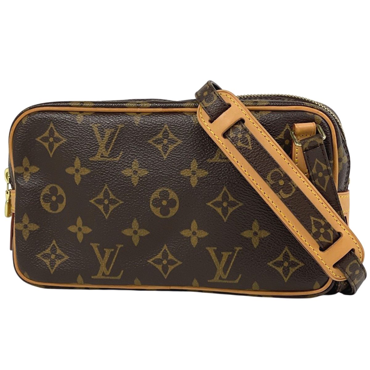 Louis Vuitton Pochette Maroulis Bandouliere Crossbody Shoulder Bag Monogram