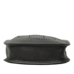 Hermes Evelyne TPM Crossbody Shoulder Bag Noir Black Taurillon Clemence — view 3