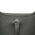 Hermes Evelyne TPM Crossbody Shoulder Bag Noir Black Taurillon Clemence — view 5