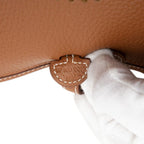 Hermes Evelyne 16 TPM Crossbody Shoulder Bag Brown Silver Taurillon Clemence — view 6