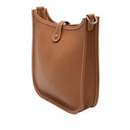 Hermes Evelyne 16 TPM Crossbody Shoulder Bag Brown Silver Taurillon Clemence — view 2