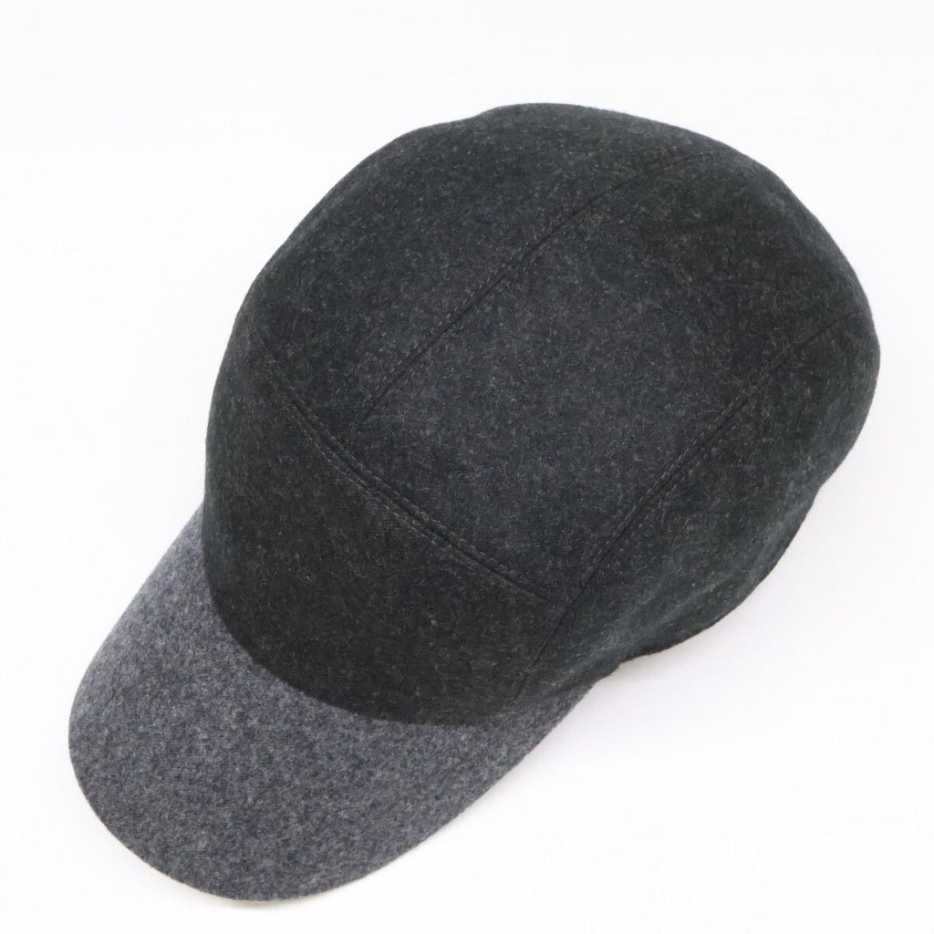 Hermes Embroidery Wool Cap 59 — view 6
