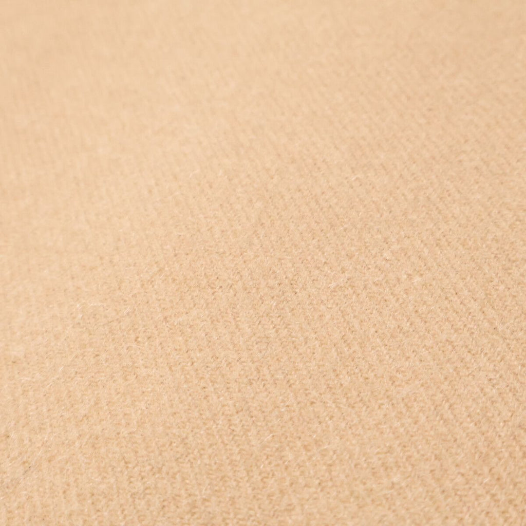 Hermes Logo Embroidery Cashmere Fringe Scarf — view 7