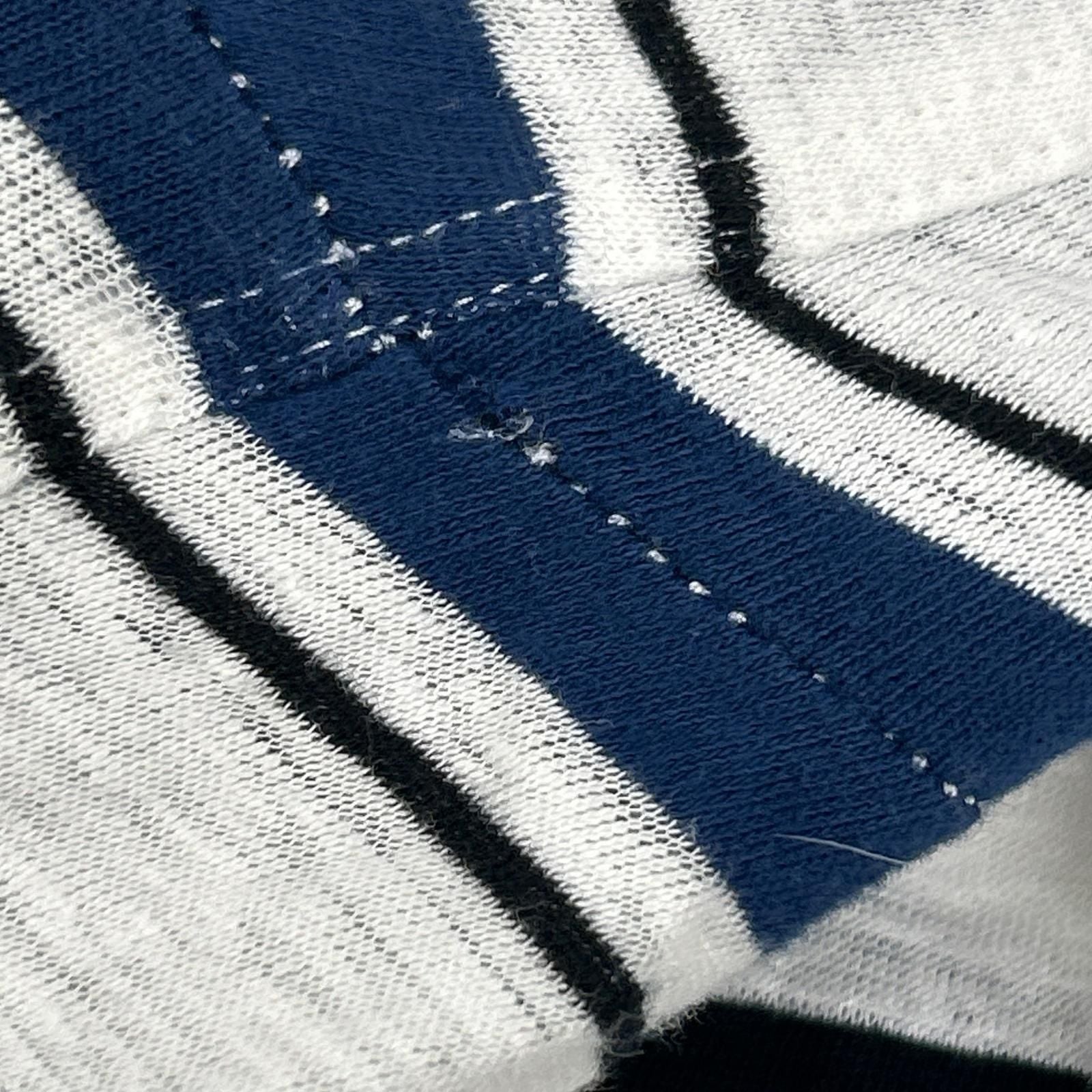 Hermes Blue Border Crew Neck T-Shirt XL — view 7