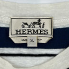 Hermes Blue Border Crew Neck T-Shirt XL — view 3