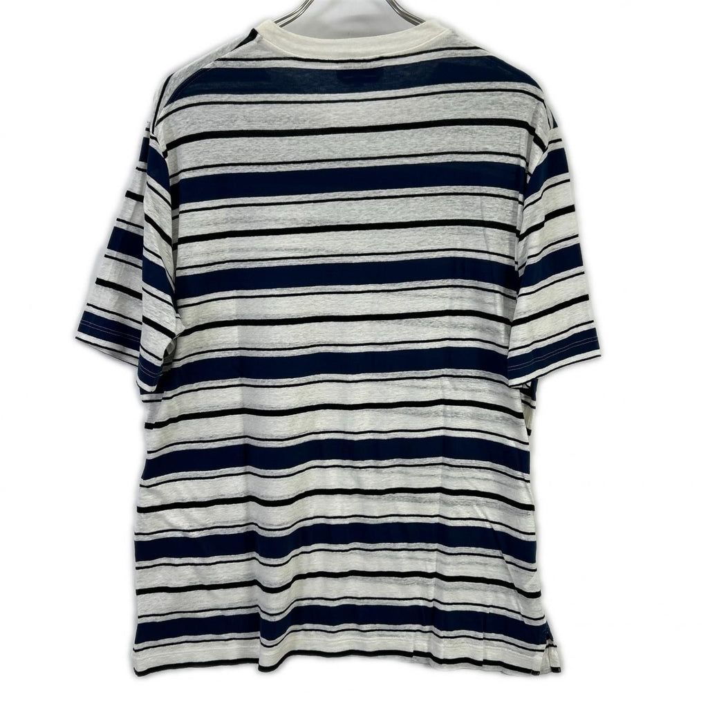 Hermes Blue Border Crew Neck T-Shirt XL — view 2