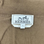 Hermes Brown Skipper Knit Polo Shirt XL — view 3